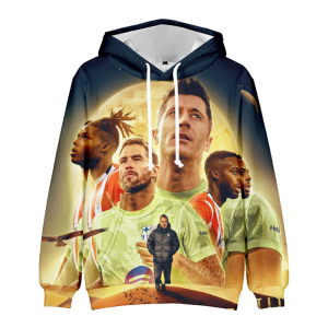 BLUZA 3D Piłkarska BARCELONA 100-160