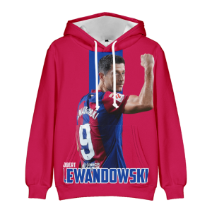 BLUZA 3D Barcelona Lewandowski ROZMIAR 100-160