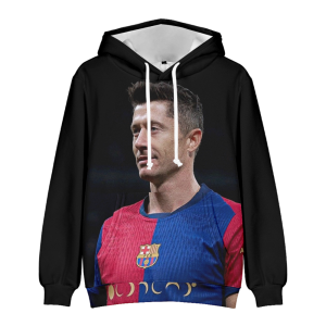 BLUZA 3D Barcelona Lewandowski ROZMIAR 100-160