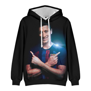 BLUZA 3D Barcelona Lewandowski ROZMIAR 100-160