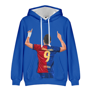 BLUZA 3D Barcelona Lewandowski ROZMIAR 100-160