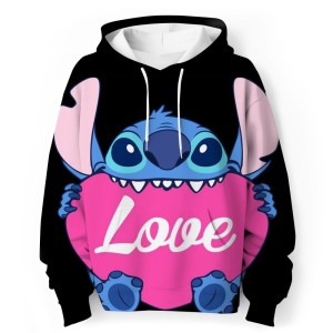  BLUZA 3D Dla Dzieci Lilo Stitch 100-160 