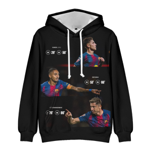 Bluza 3D dla dzieci FC Barcelona rozmiar 100-160 chłopięca sportowa