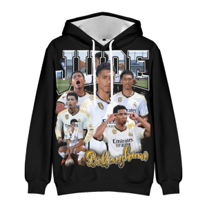 Bluza 3D dla dzieci Real Madryt Rozmiar 100-160 chłopięca sportowa (1)