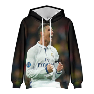 Bluza 3D dla dzieci Real Madryt Rozmiar 100-160 chłopięca sportowa