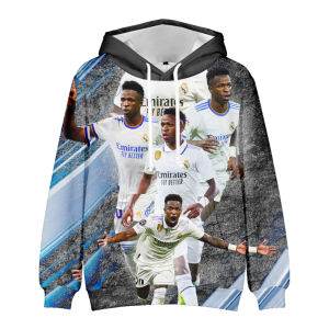 Bluza 3D dla dzieci Real Madryt Rozmiar 100-160 chłopięca sportowa