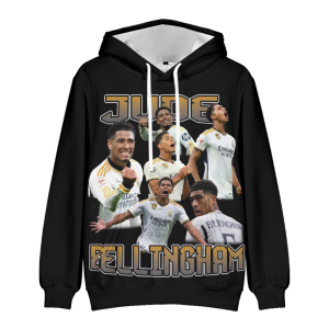 Bluza 3D dla dzieci Real Madryt Rozmiar 100-160 chłopięca sportowa