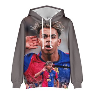 Bluza 3D dla dzieci Barcelona YAMAL Rozmiar 100-160 chłopięca sportowa