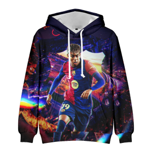 Bluza 3D dla dzieci Barcelona YAMAL Rozmiar 100-160 chłopięca sportowa