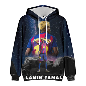 Bluza 3D dla dzieci Barcelona YAMAL Rozmiar 100-160 chłopięca sportowa