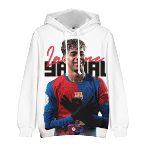 Bluza 3D dla dzieci Barcelona YAMAL Rozmiar 100-160 chłopięca sportowa