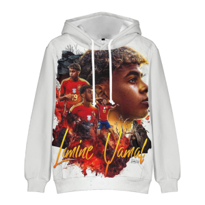 Bluza 3D dla dzieci Barcelona YAMAL Rozmiar 100-160 chłopięca sportowa