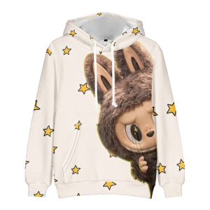 Bluza 3D dla dzieci Labubu rozmiar 100-160 sportowa z kapturem