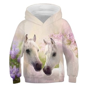 BLUZA 3D dla dzieci Zwierzęta koń ROZMIAR 100-160