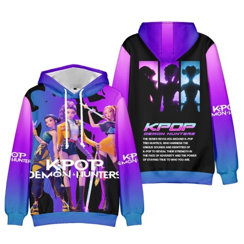 BLUZA 3D Dla Dzieci K-POP Demon Hunters Nowa Kolekcja