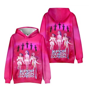 BLUZA 3D Dla Dzieci K-POP Demon Hunters HUNTRIX
