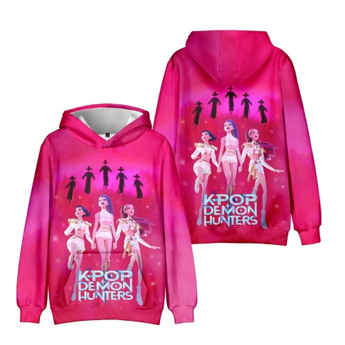 BLUZA 3D Dla Dzieci K-POP Demon Hunters HUNTRIX