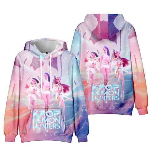 BLUZA 3D Dla Dzieci K-POP Demon Hunters HUNTRIX