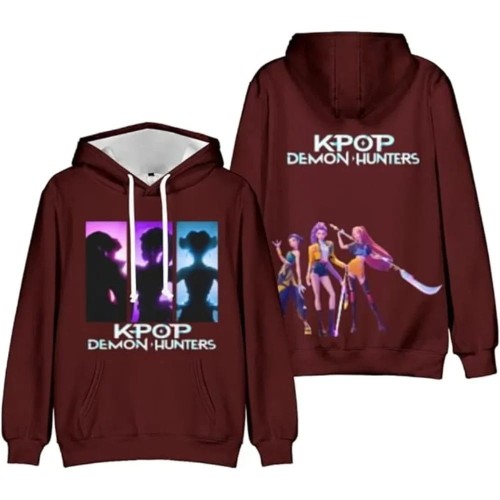 BLUZA 3D Dla Dzieci K-POP Demon Hunters HUNTRIX