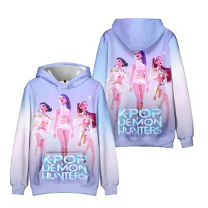 BLUZA 3D Dla Dzieci K-POP Demon Hunters HUNTRIX