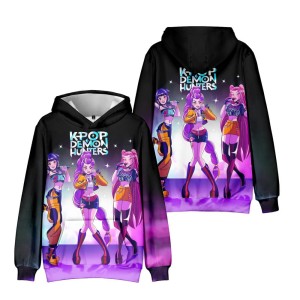 BLUZA 3D Dla Dzieci K-POP Demon Hunters HUNTRIX