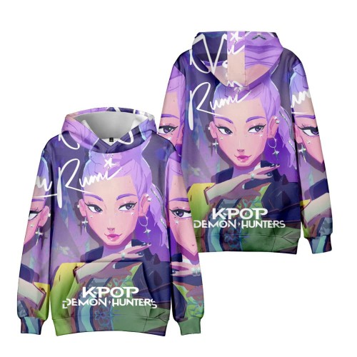 BLUZA 3D Dla Dzieci K-POP Demon Hunters HUNTRIX