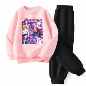 Komplet Dresowy dla dzieci dziewczęcy KPop Demon Hunters roz. 100-150 cm