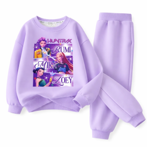 Komplet Dresowy dla dzieci dziewczęcy KPop Demon Hunters roz. 100-150 cm