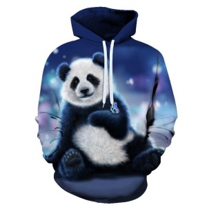 BLUZA 3D dla dzieci Zwierzęta panda ROZMIAR 100-160