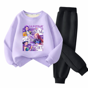 Komplet Dresowy dla dzieci dziewczęcy KPop Demon Hunters roz. 100-150 cm