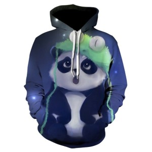 BLUZA 3D dla dzieci Zwierzęta panda ROZMIAR 100-160