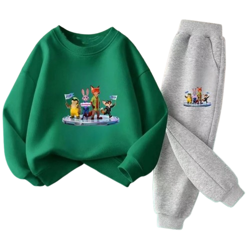 Komplet Dresowy DISNEY dla dzieci UNISEX Zwierzogród dwuczęściowy roz.90-150 cm