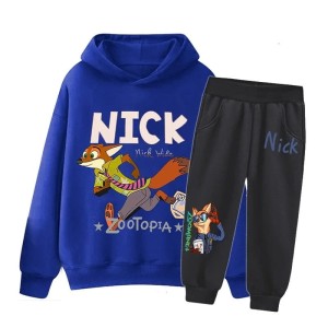 Komplet Dresowy DISNEY dla dzieci ZOOTOPIA UNISEX Zwierzogród NICK roz.90-150 cm