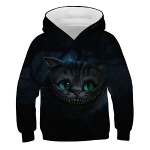 BLUZA 3D dla dzieci Zwierzęta kot ROZMIAR 100-160