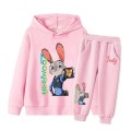 Różówy Komplet Dresowy DISNEY dla dzieci ZOOTOPIA dziewczynka Zwierzogród JUDY roz.90-150 cm