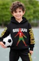 Komplet dresowy dla dzieci CR7 z nadrukiem Cristiano Ronaldo "SIUUU" – bluza 3D + spodnie