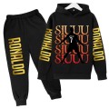 Komplet dresowy dla dzieci CR7 z nadrukiem Cristiano Ronaldo "SIUUU" – bluza 3D + spodnie