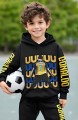 Komplet dresowy dla dzieci CR7 z nadrukiem Cristiano Ronaldo "SIUUU" – bluza 3D + spodnie