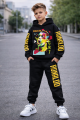 Komplet dresowy dla dzieci CR7 z nadrukiem Cristiano Ronaldo – bluza 3D + spodnie