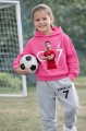 Dres Sportowy Różowo-Szary dziecięcy 3D Cristiano Ronaldo komplet ubranie dla dzieci CR7