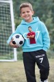 Dres Sportowy Turkusowo-Czarny dziecięcy 3D Cristiano Ronaldo komplet ubranie dla dzieci CR7