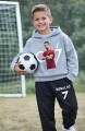 Dres Sportowy Szaro-Czarny dziecięcy 3D Cristiano Ronaldo komplet ubranie dla dzieci CR7