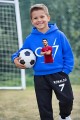 Dres Sportowy Niebiesko-Czarny dziecięcy 3D Cristiano Ronaldo komplet ubranie dla dzieci CR7