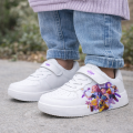 Buty dziecięce sportowe sneakersy białe dla dzieci z nadrukiem K-POP Demon Hunters roz.28-40