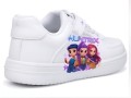Buty dziecięce sportowe sneakersy białe dla dzieci z nadrukiem K-POP Demon Hunters roz.28-40