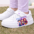 Buty dziecięce sportowe sneakersy białe dla dzieci z nadrukiem K-POP Demon Hunters roz.28-40