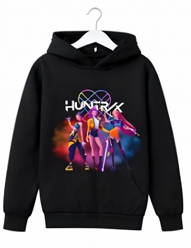 BLUZA 3D Dla Dzieci UNISEX K-POP Demon Hunters HUNTRIX rozmiar 100-160 cm