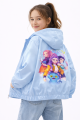 Kurtka wiosenna z kapturem UNISEX dla dzieci K-Pop Demon Hunters wodoodporna roz. 90-160 cm