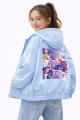 Kurtka wiosenna z kapturem UNISEX dla dzieci K-Pop Demon Hunters wodoodporna roz. 90-160 cm