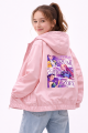 Kurtka wiosenna z kapturem UNISEX dla dzieci K-Pop Demon Hunters wodoodporna roz. 90-160 cm